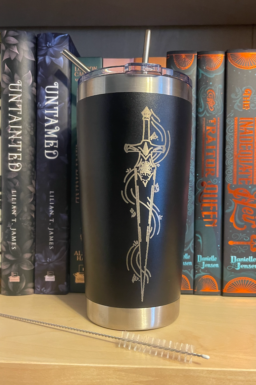 Crescent City -Bryce Inspired 20 oz Tumbler - Insulated Cup for Portable Drinking